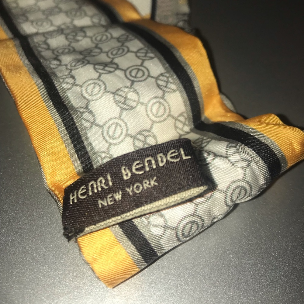 Henri Bendel Celestial Twilly Scarf 100% Silk - Picture 9 of 10